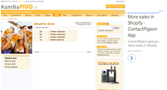 Desktop Screenshot of akcie.kamnapivo.sk