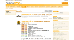 Desktop Screenshot of clanky.kamnapivo.sk