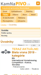 Mobile Screenshot of clanky.kamnapivo.sk