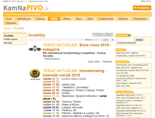 Tablet Screenshot of clanky.kamnapivo.sk